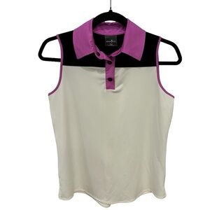 BELYN KEY WOMEN'S SLEEVELESS GOLF SHIRT XS